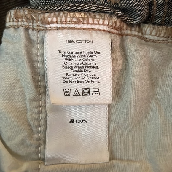 EUC Eddie Bauer Boyfriend Relaxed Jeans Dark Wash Size 14 - Picture 9 of 9